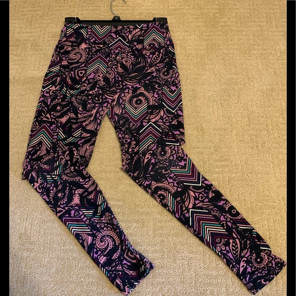 EUC LuLaRoe OS Leggings - Picture 7 of 10